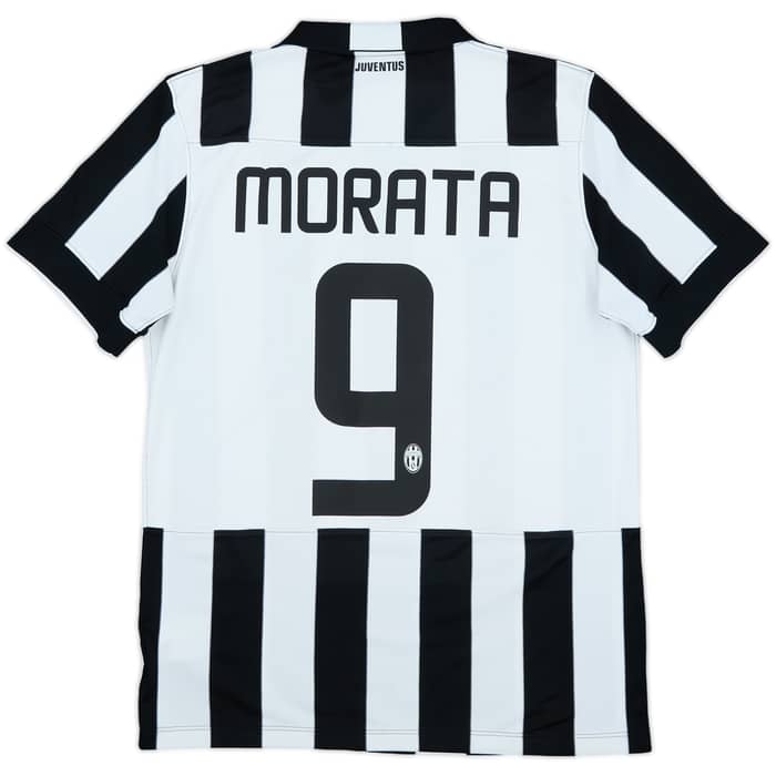 2014-15 Juventus Home Shirt Morata #9 - 6/10 - (M)