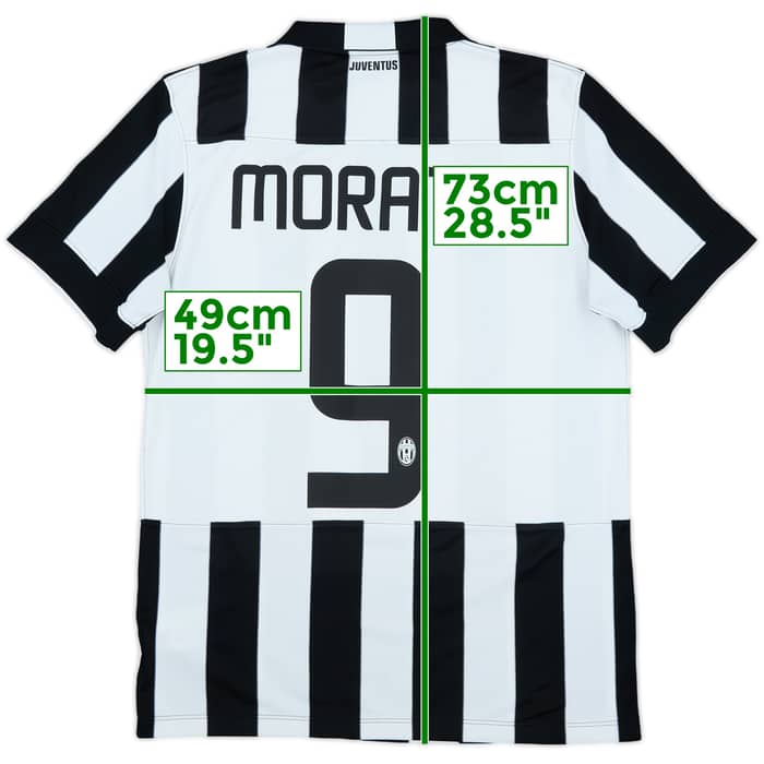 2014-15 Juventus Home Shirt Morata #9 - 6/10 - (M)