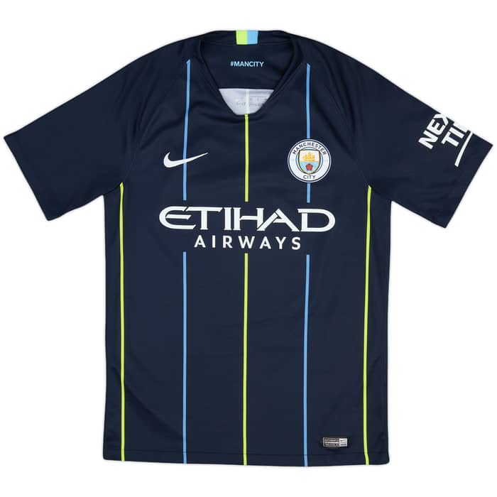 2018-19 Manchester City Away Shirt Kompany #4 - 10/10 - (S)