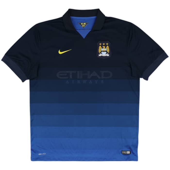 2014-15 Manchester City Away Shirt - 3/10 - (XL)