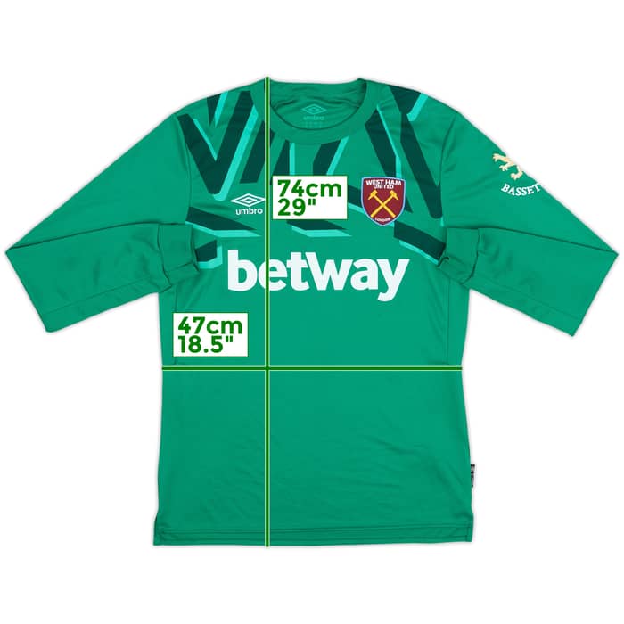 2019-20 West Ham GK Shirt - 9/10 - (M)