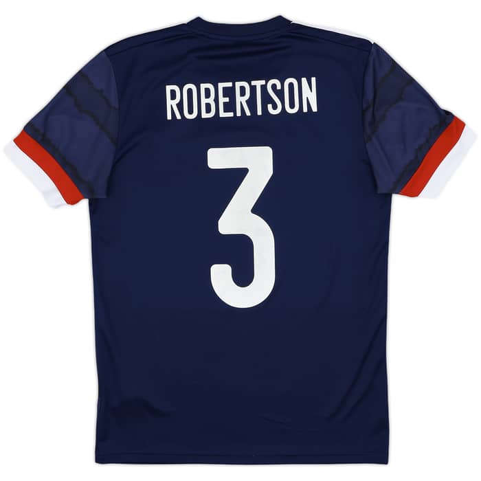 2020-22 Scotland Home Shirt Robertson #3 - 9/10 - (S)