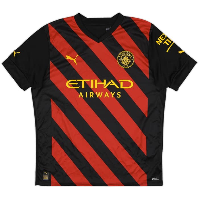 2022-23 Manchester City Away Shirt De Bruyne #17 - 10/10 - (L)