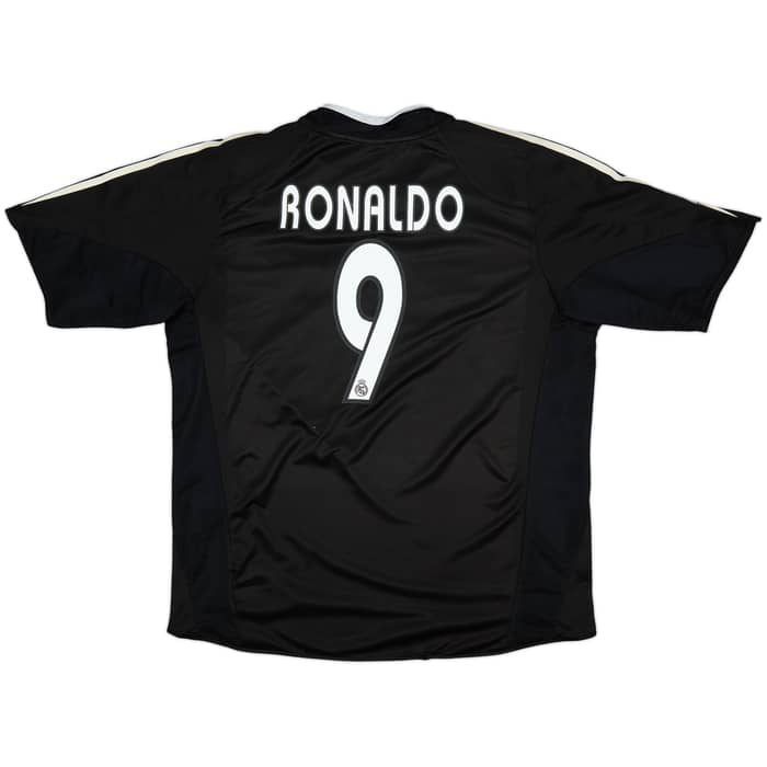 2004-05 Real Madrid Away Shirt Ronaldo #9 - 8/10 - (XL)