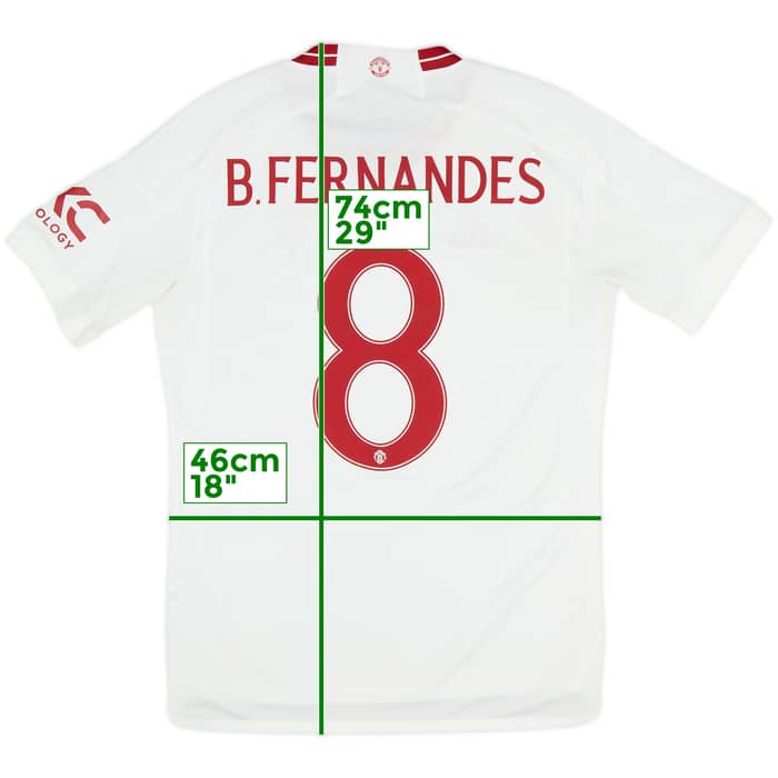 2023-24 Manchester United Third Shirt B.Fernandes #8 - 9/10 - (S)