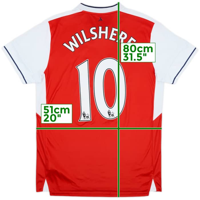 2016-17 Arsenal Home Shirt Wilshere #10 - 7/10 - (L)