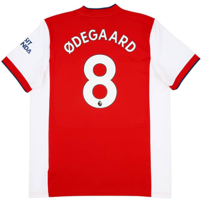 2021-22 Arsenal Home Shirt Odegaard #8 - 9/10 - (XL)