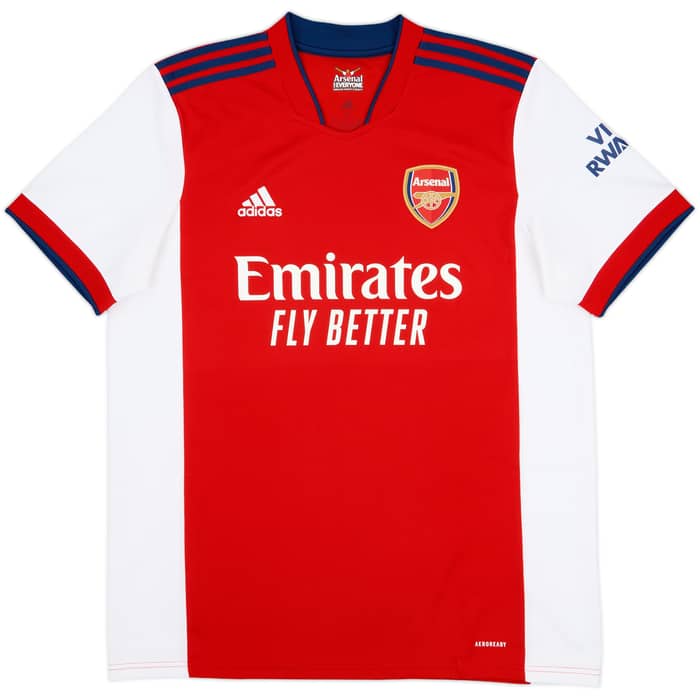 2021-22 Arsenal Home Shirt Odegaard #8 - 9/10 - (XL)