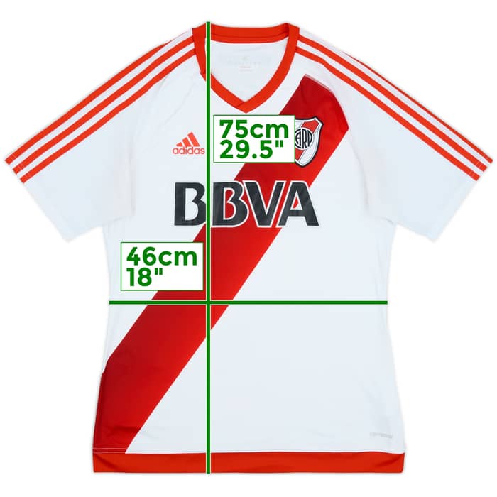 2016-17 River Plate Home Shirt - 7/10 - (M)