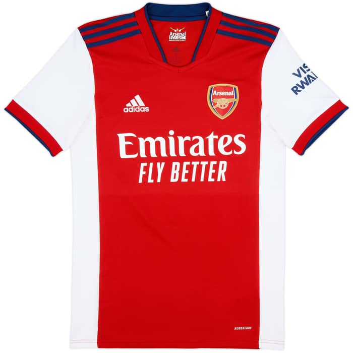 2021-22 Arsenal Home Shirt Odegaard #8 - 8/10 - (S)