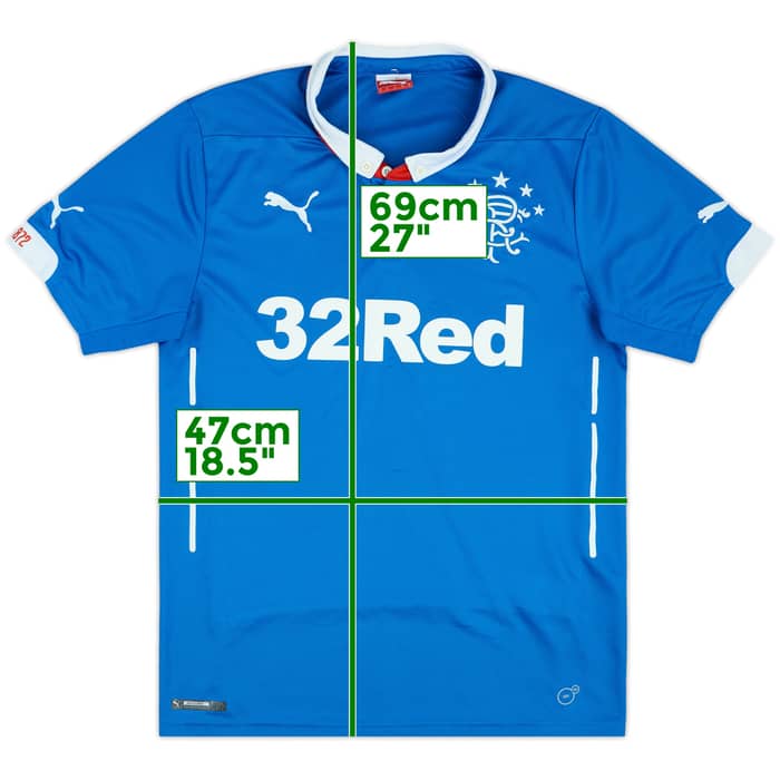 2014-15 Rangers Home Shirt - 8/10 - (S)