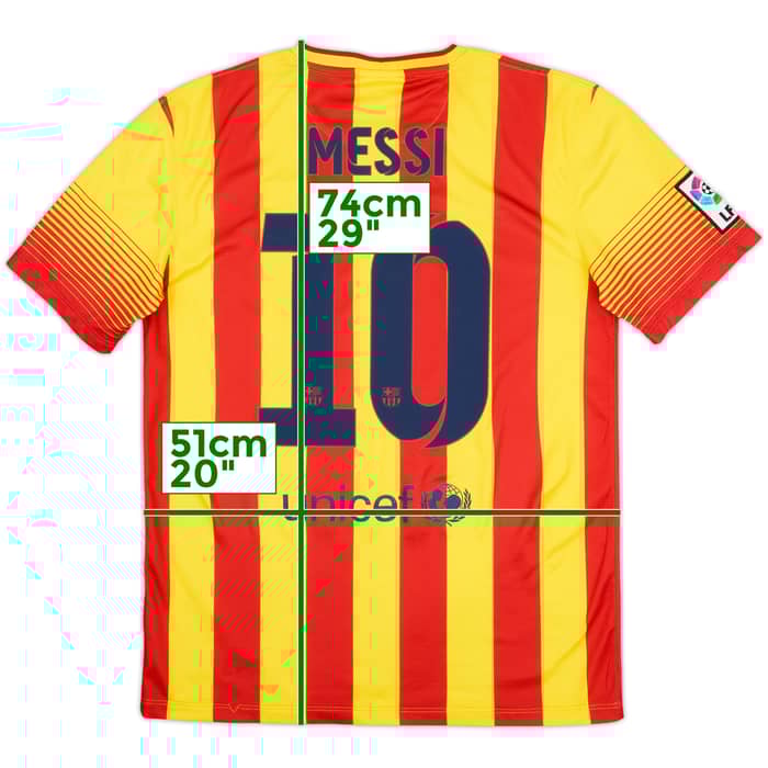 2013-15 Barcelona Away Shirt Messi #10 - 9/10 - (M)