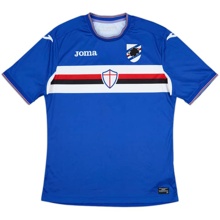 2016-17 Sampdoria Basic Home Shirt #7 - 7/10 - (L)