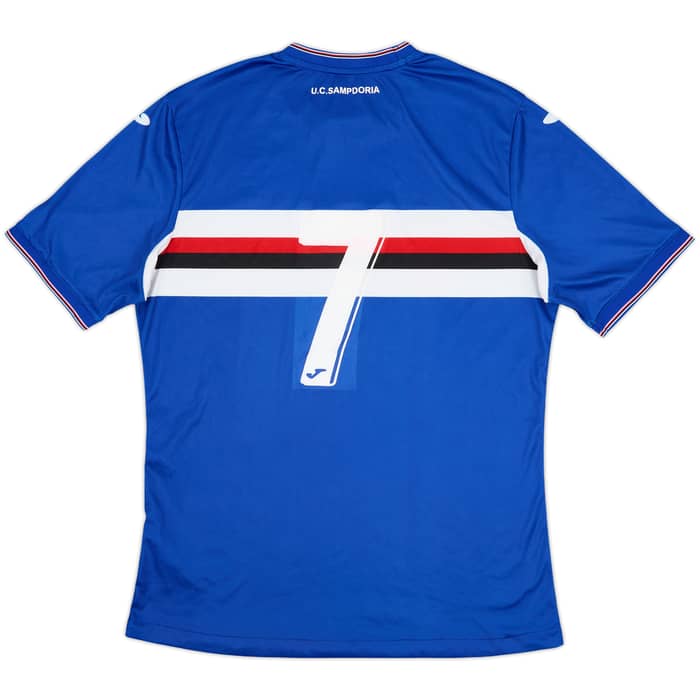 2016-17 Sampdoria Basic Home Shirt #7 - 7/10 - (L)