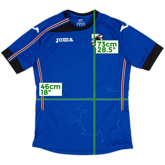 2018-19 Sampdoria Joma Training Shirt - 9/10 - (M)
