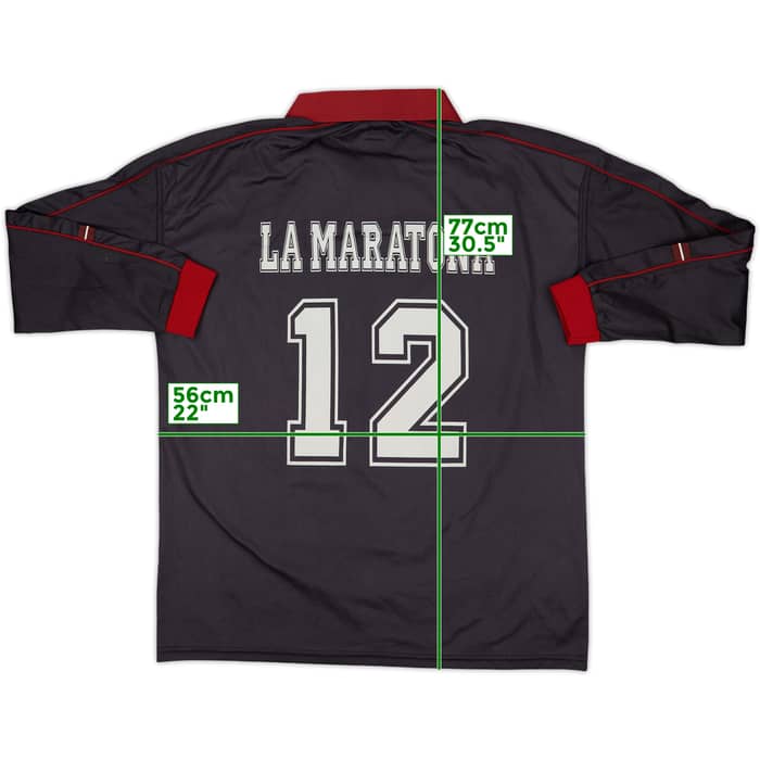 1998-99 Torino Third L/S Shirt La Maratona #12 - 8/10 - (XL)