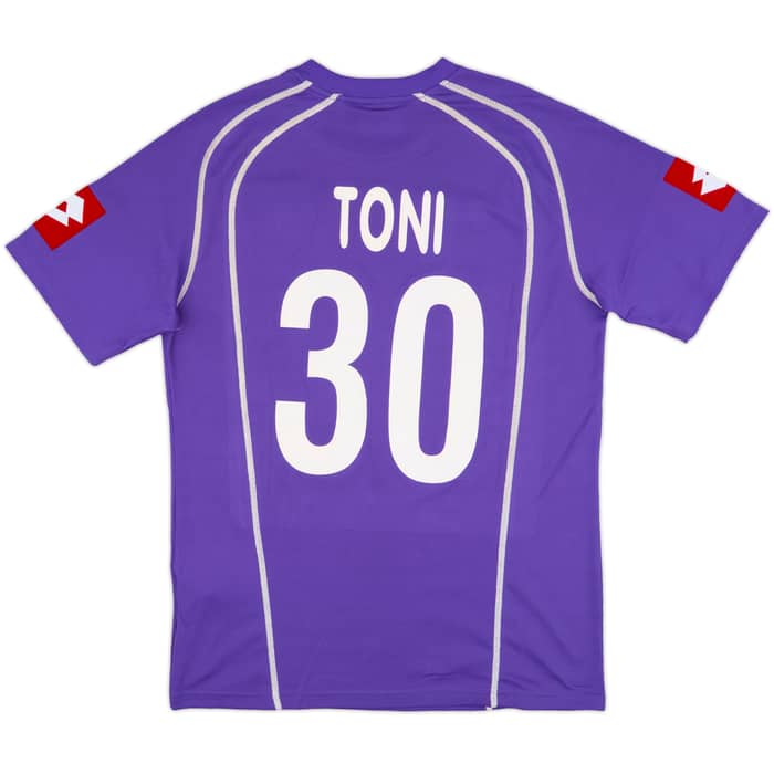 2005-07 Fiorentina Home Shirt Toni #30 - 9/10 - (XL)