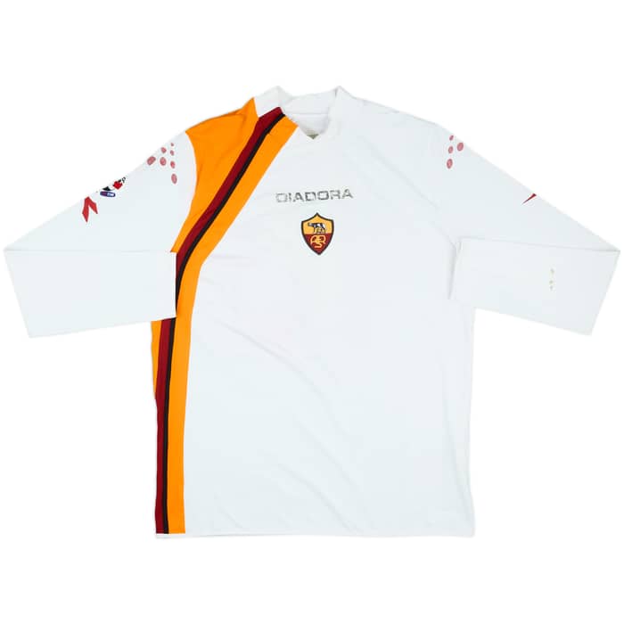 2005-06 Roma Away L/S Shirt Totti #10 - 4/10 - (XL)