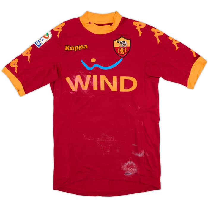 2010-11 Roma Home Shirt De Rossi #16 - 4/10 - (XS)