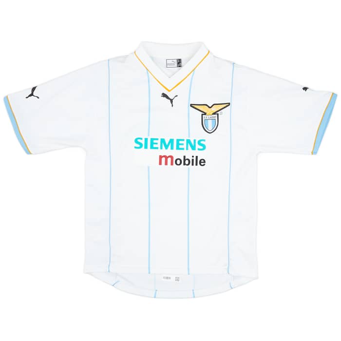 2001-02 Lazio European Home Shirt Crespo #10 - 9/10 - (S)