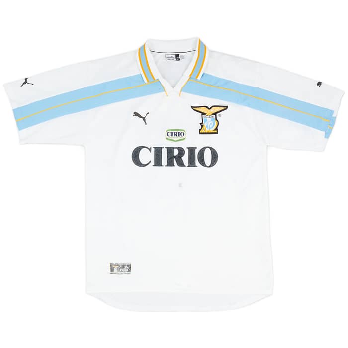 1999-00 Lazio Centenary Home Shirt Nesta #13 - 6/10 - (XL)