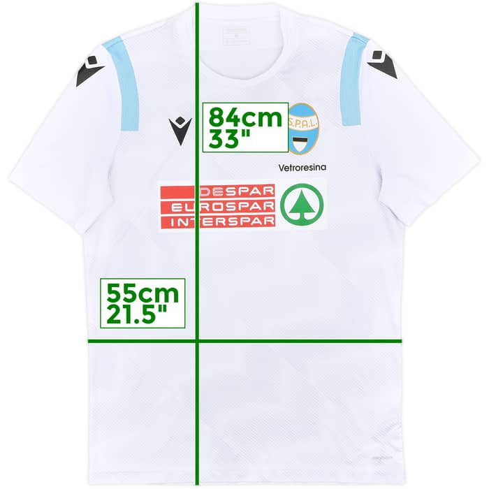 2020-21 SPAL Macron Training Shirt - 9/10 - (XL)