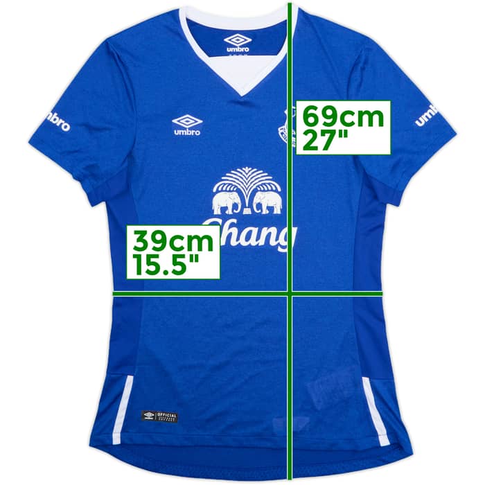 2015-16 Everton Home Shirt - 9/10 - (Women's M)