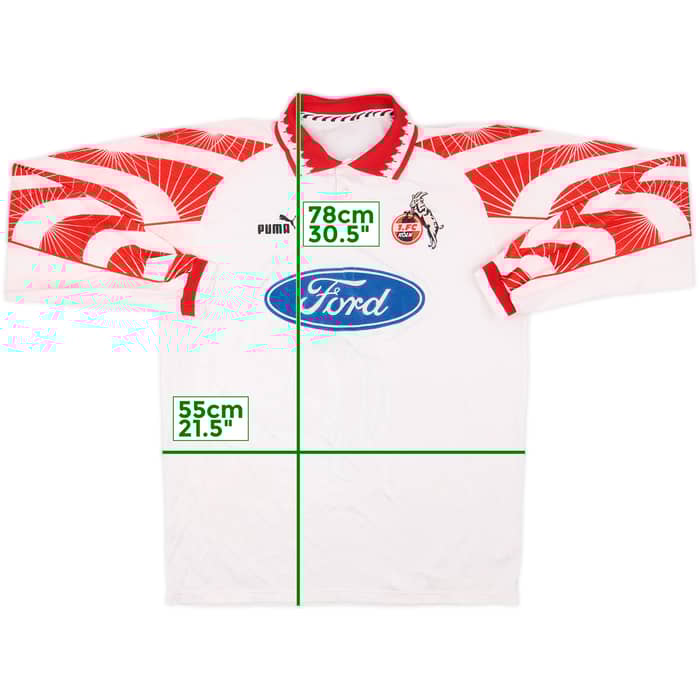 1996-97 FC Koln Home L/S Shirt - 6/10 - (XL)