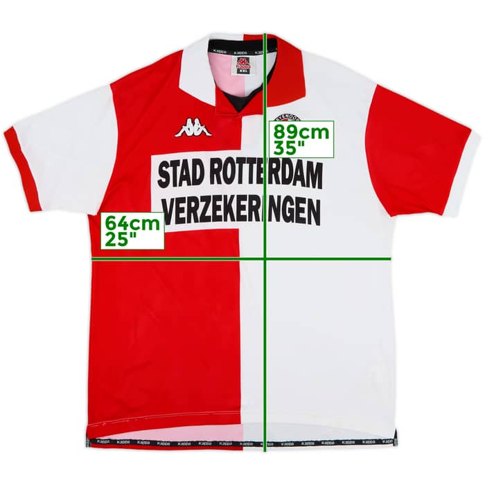 2000-01 Feyenoord Home Shirt - 9/10 - (XXL)