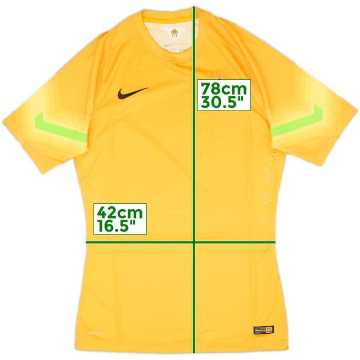 2014-15 Spartak Moscow Authentic GK S/S Shirt - 9/10 - (M)