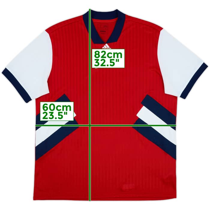 2022-23 Arsenal adidas Icons Retro Training Shirt - 9/10 - (L)