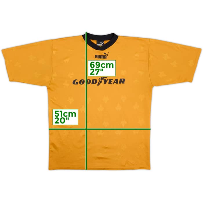 1996-98 Wolves Puma Training Shirt - 5/10 - (S)