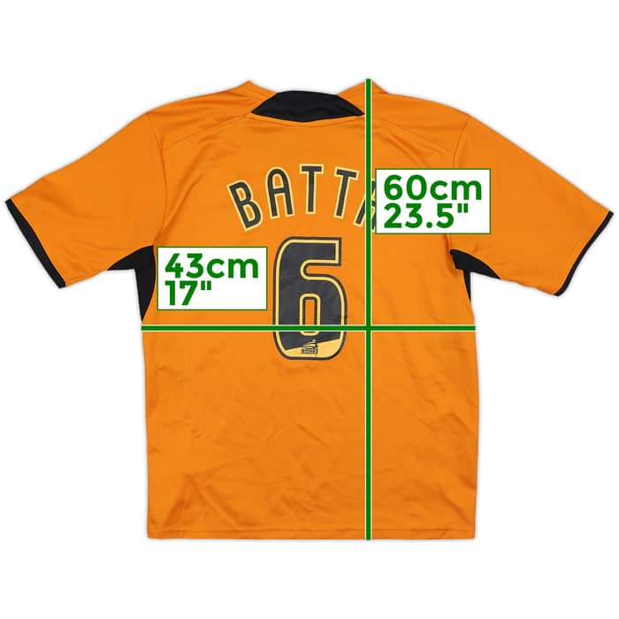 2013-14 Wolves Home Shirt Batth #6 - 10/10 - (L.Boys)