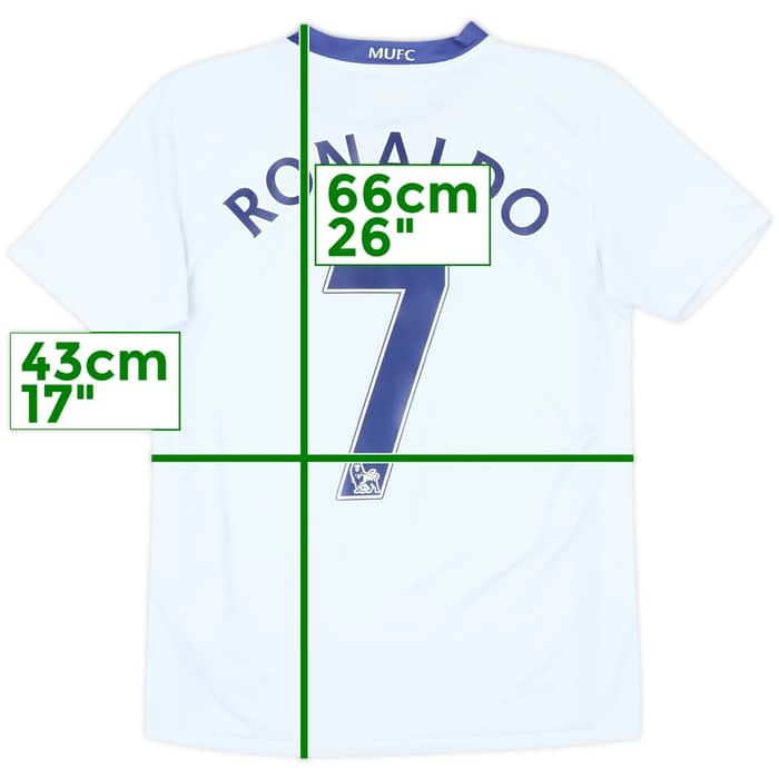 2008-10 Manchester United Away Shirt Ronaldo #7 - 6/10 - (L.Boys)
