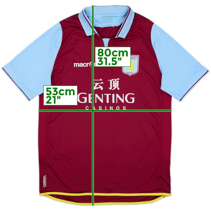 2012-13 Aston Villa Home Shirt - 4/10 - (L)
