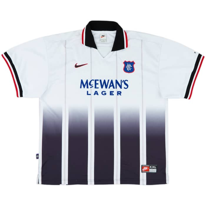1997-99 Rangers Away Shirt Gascoigne #8 - 9/10 - (XXL)