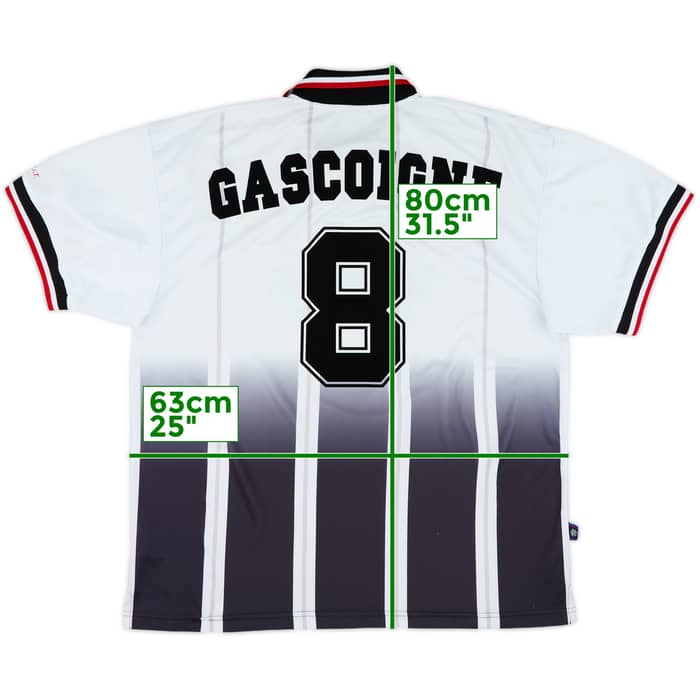 1997-99 Rangers Away Shirt Gascoigne #8 - 9/10 - (XXL)