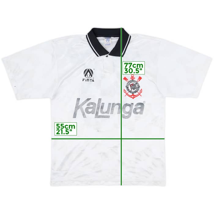 1992-94 Corinthians Home Shirt #10 - 6/10 - (L)