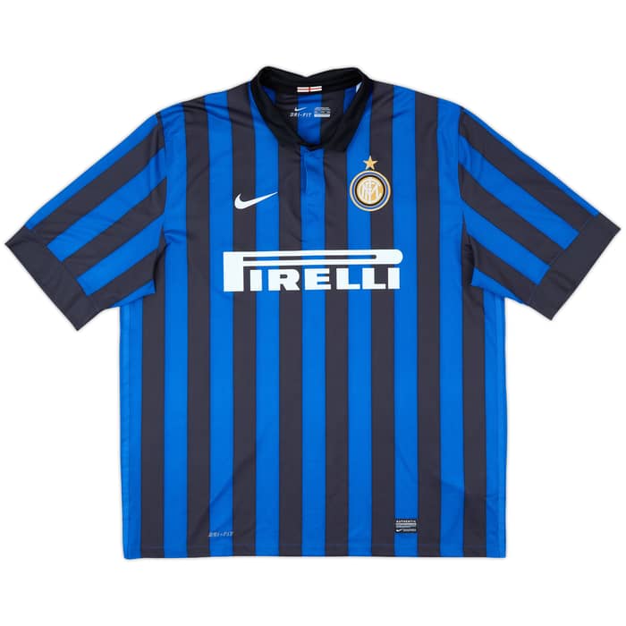 2011-12 Inter Milan Home Shirt Sneijder #10 - 9/10 - (XXL)