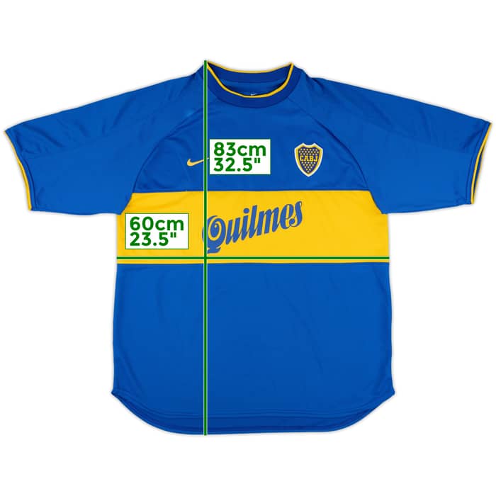 2000-01 Boca Juniors Home Shirt - 10/10 - (XL)