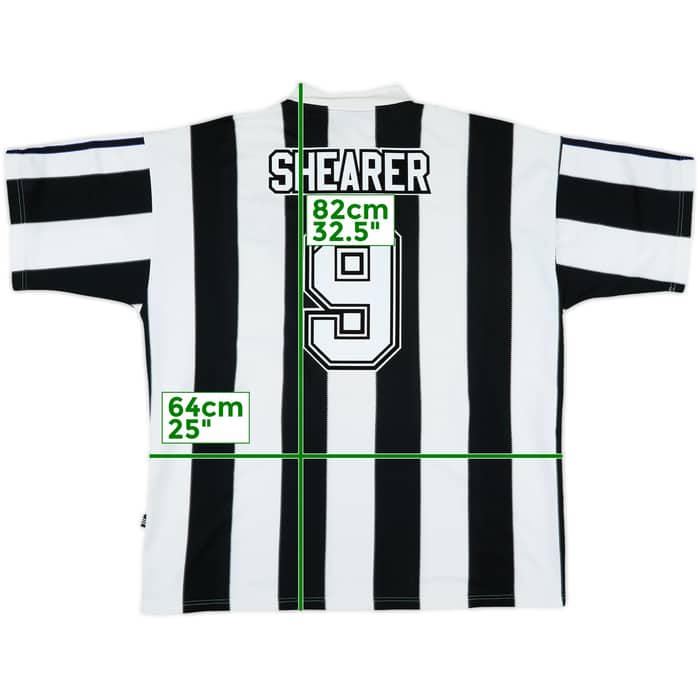 1995-97 Newcastle Home Shirt Shearer #9 - 9/10 - (XXL)