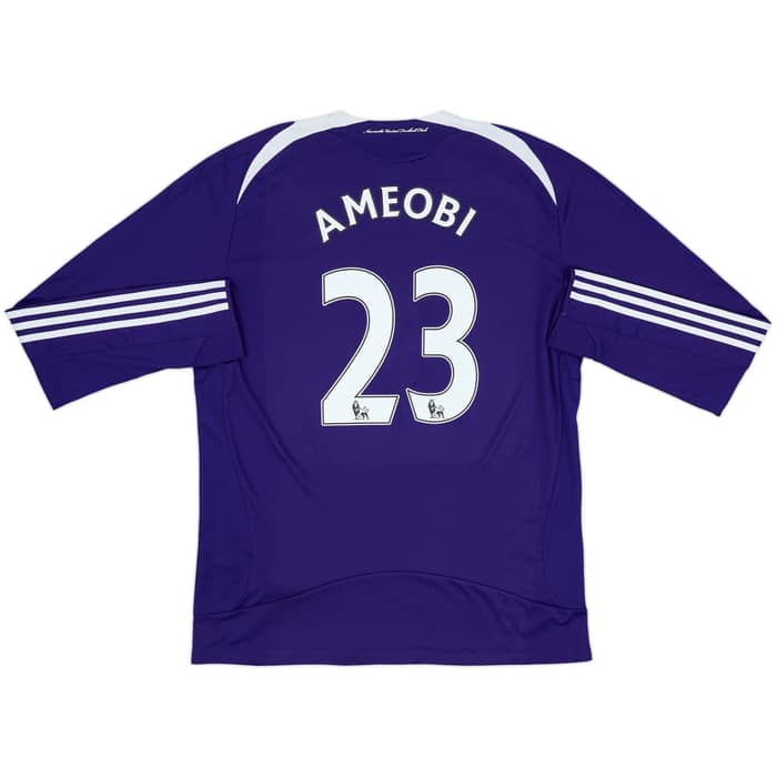 2008-09 Newcastle Away L/S Shirt Ameobi #23 - 8/10 - (XL)