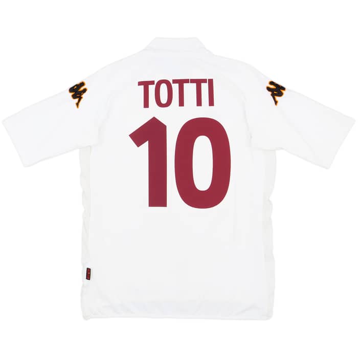 2000-01 Roma Away Shirt Totti #10 - 8/10 - (XL)