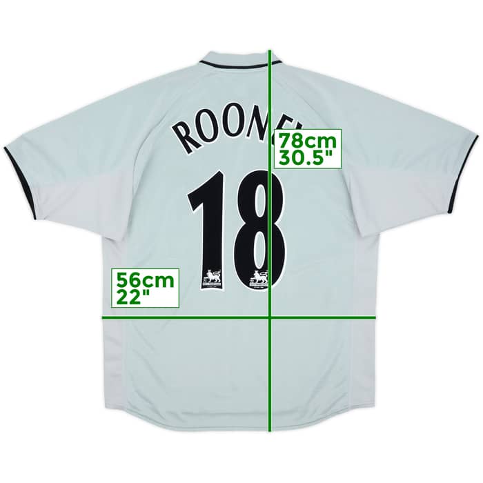 2001-02 Everton Away Shirt Rooney #18 - 7/10 - (M)