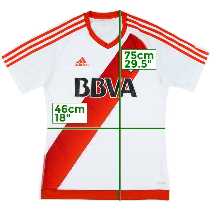 2016-17 River Plate Home Shirt - 8/10 - (M)