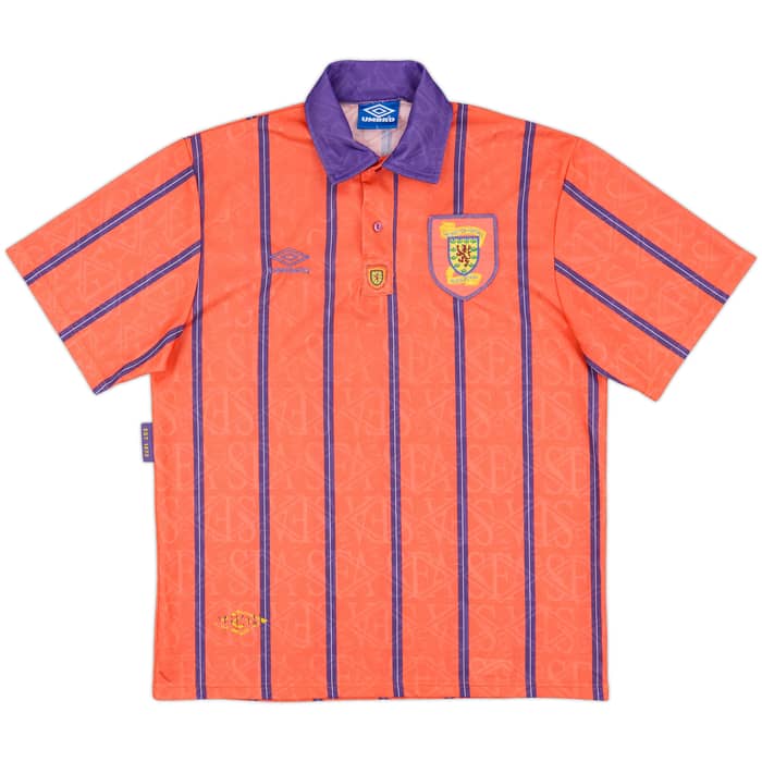 1993-95 Scotland Away Shirt - 8/10 - (L)