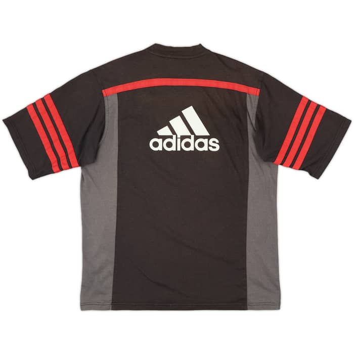 2000-01 AC Milan adidas Cotton Tee - 8/10 - (M/L)
