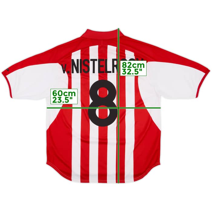 2000-02 PSV Home Shirt V.Nistelrooy #8 - 8/10 - (XL)