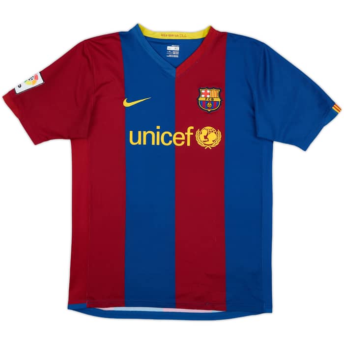2006-07 Barcelona Home Shirt - 7/10 - (XL.Boys)
