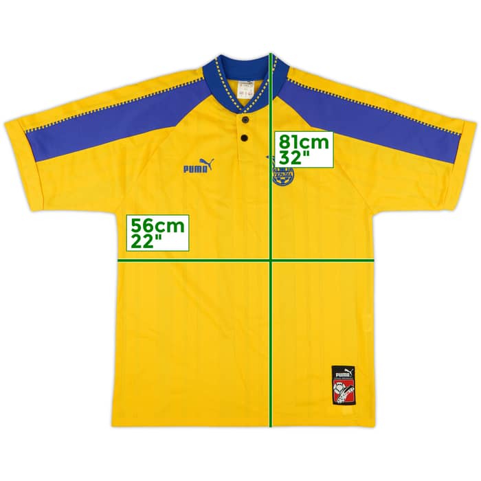 1998-00 Ukraine Home Shirt - 8/10 - (L)